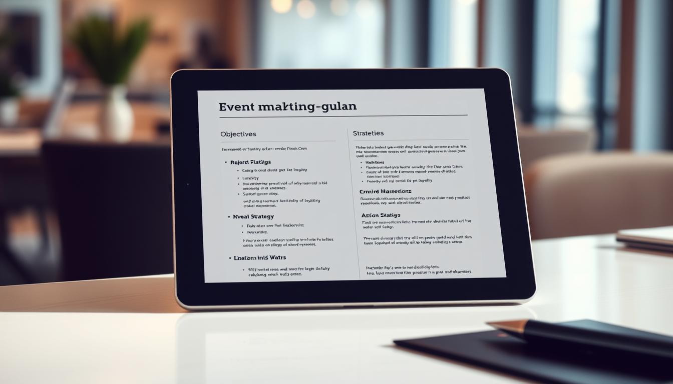 How to create an event marketing plan